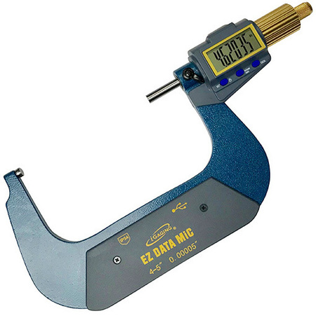 IGAGING X-Large Display Electronic Bluetooth Capable Micrometer 4-5"/100-125mm Range, 35-054-U05 35-054-U05